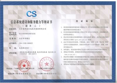 CS系統(tǒng)集成資質(zhì)辦理的意義、流程與所需資料